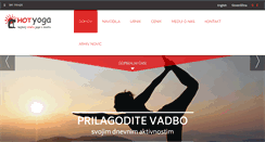 Desktop Screenshot of hotyoga.si